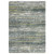 10' X 13' Green And Blue Geometric Area Rug