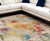 8' X 11' Ivory Abstract Power Loom Area Rug