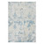 9' X 12' Ivory And Sky Blue Abstract Area Rug