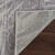 5' X 8' Beige and Purple Abstract Distressed Area Rug