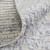 2' X 3' Gray Ivory and Blue Abstract Hand Woven Worn Faded Area Rug
