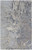 4' X 6' Ivory Taupe and Green Abstract Hand Tufted Worn Faded Area Rug