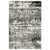 7' X 10' Ivory And Gray Abstract Area Rug
