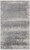 5' X 8' Gray Abstract Power Loom Area Rug With Fringe