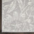 8' Gray and Ivory Floral Distressed Non Skid Runner Rug