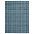 5' X 7' Turquoise Gray And Ivory Wool Plaid Hand Tufted Area Rug