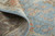 6' X 9' Brown and Blue Wool Oriental Hand Knotted Area Rug