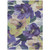 5' X 8' Purple And Lavender Floral Washable Indoor Outdoor Area Rug