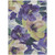 5' X 8' Purple And Lavender Floral Washable Indoor Outdoor Area Rug