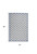 5' X 8' Blue And Gray Geometric Indoor Outdoor Area Rug