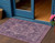3' X 5' Eggplant Medallion Washable Indoor Outdoor Area Rug
