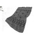 50" X 70" Gray And Black Geometric Polyester Woven Plush Throw Blanket