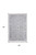 5' X 8' Gray Blue and Taupe Abstract Hand Woven Distressed Area Rug With Fringe