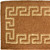 36" X 60" Brown Coir Greek Key Outdoor Door Mat