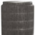 22" Textured Graphite Aluminum Round Drum End Table