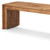 69" Natural and Brown Wood Distressed Reclaimed Wood Bench