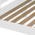 White Queen Solid Wood Bunk Bed