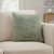 24" Green Wool Throw Pillows