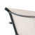 Set of Two 28" Gray Steel Outdoor Bar Height Chairs