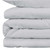 Platinum Queen Cotton Blend Washable Duvet Cover Set