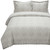 Ivory Queen Cotton Washable Polyester Down Alternative Comforter Set With Two Shams