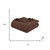 King Chocolate Cotton Plain Weave Geometric Blanket