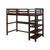 Espresso Twin Traditional Manufactured Wood and Solid Wood Bunk Bed