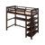 Espresso Twin Traditional Manufactured Wood and Solid Wood Bunk Bed