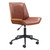 Brown Adjustable Height Rolling Office Chair