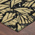 9' X 12' Gold And Black Animal Print Washable Indoor Outdoor Area Rug