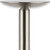 12" Nickel Novelty USB Table Lamp With Globe Shade