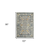 5' X 7' Yellow and Ivory Southwestern Stain Resistant Indoor Outdoor Area Rug