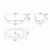 67" White Acrylic Oval Bath Tub