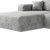 135" Gray Corduroy Modular Universal Sofa With Ottoman And Toss Pillows