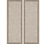 Set Of Two Natural Texture S/2 Brown Framed Print Wall Art
