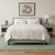 White And Red Queen Cotton Washable Duvet Cover Set With Two Shams