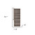 12" Light Gray Wood Wall Mounted Single Door Medicine Cabinet