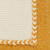 14" X 36" Yellow And White Lumbar Beach Color Block Cotton Throw Pillow Cover with Texture