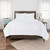 92" X 106" White Geometric Cotton Quilt