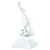 5" White Resin Tabletop Sculpture