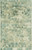 9' X 13' Beige And Blue Floral Medallion Hand Loomed Area Rug