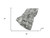 50" X 70" Gray And Silver Abstract Polyester Woven Plush Throw Blanket