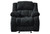 40" Gray Fabric Manual Gliding Recliner