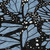 9' X 12' Blue And Denim Blue Animal Print Washable Indoor Outdoor Area Rug