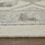 6' X 9' Ivory Gray and Brown Wool Floral Hand Knotted Area Rug With Fringe