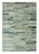 5' X 8' Ivory and Blue Abstract Area Rug