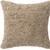 24" Brown Wool Throw Pillow