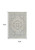 7' X 10' Gray and Beige Oriental Distressed Area Rug