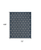6' X 9' Navy Blue And Ivory Geometric Indoor Outdoor Area Rug