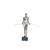 8" Pewter Resin Man Tabletop Sculpture